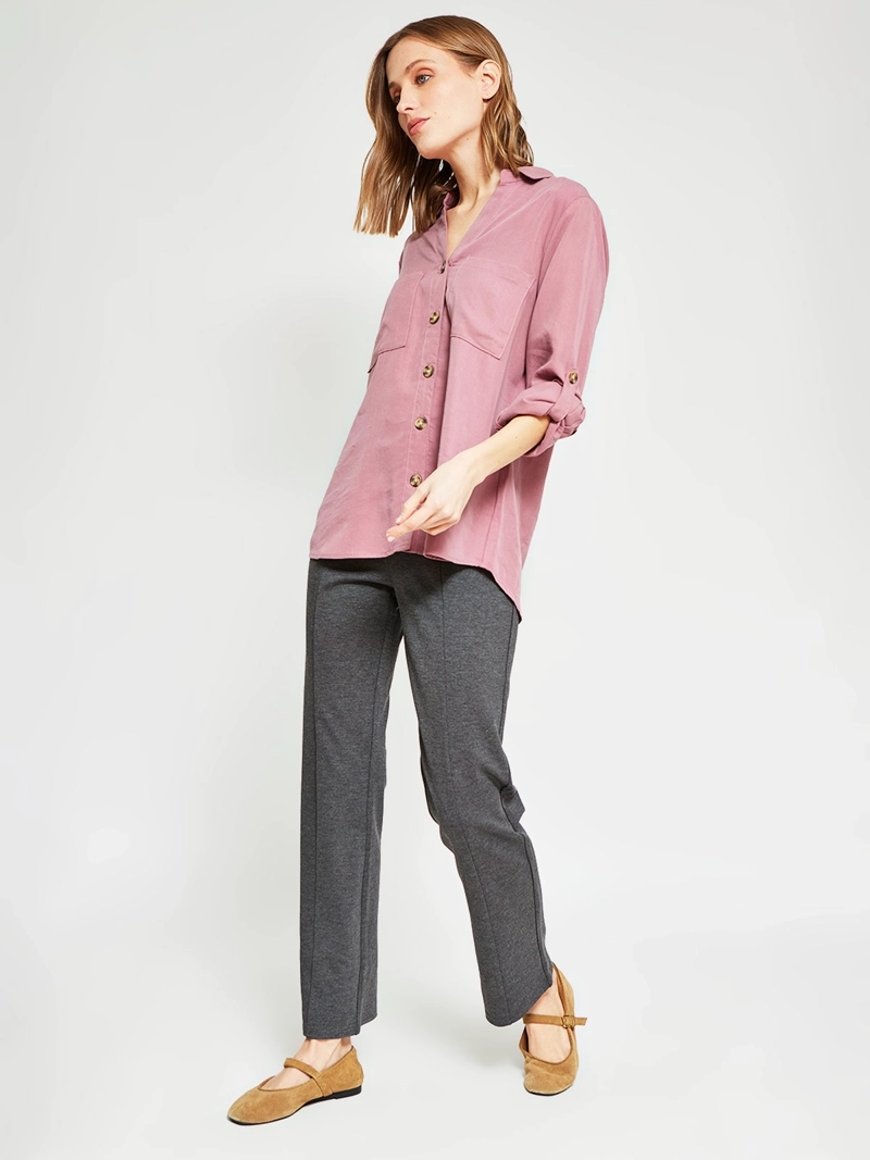 BLUSA MUJER AZIZ CAMISERA - 5