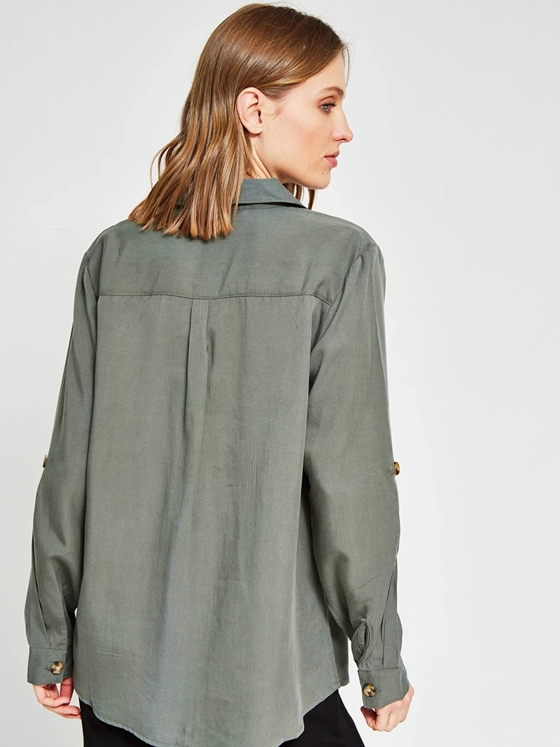 BLUSA MUJER AZIZ CAMISERA - 3