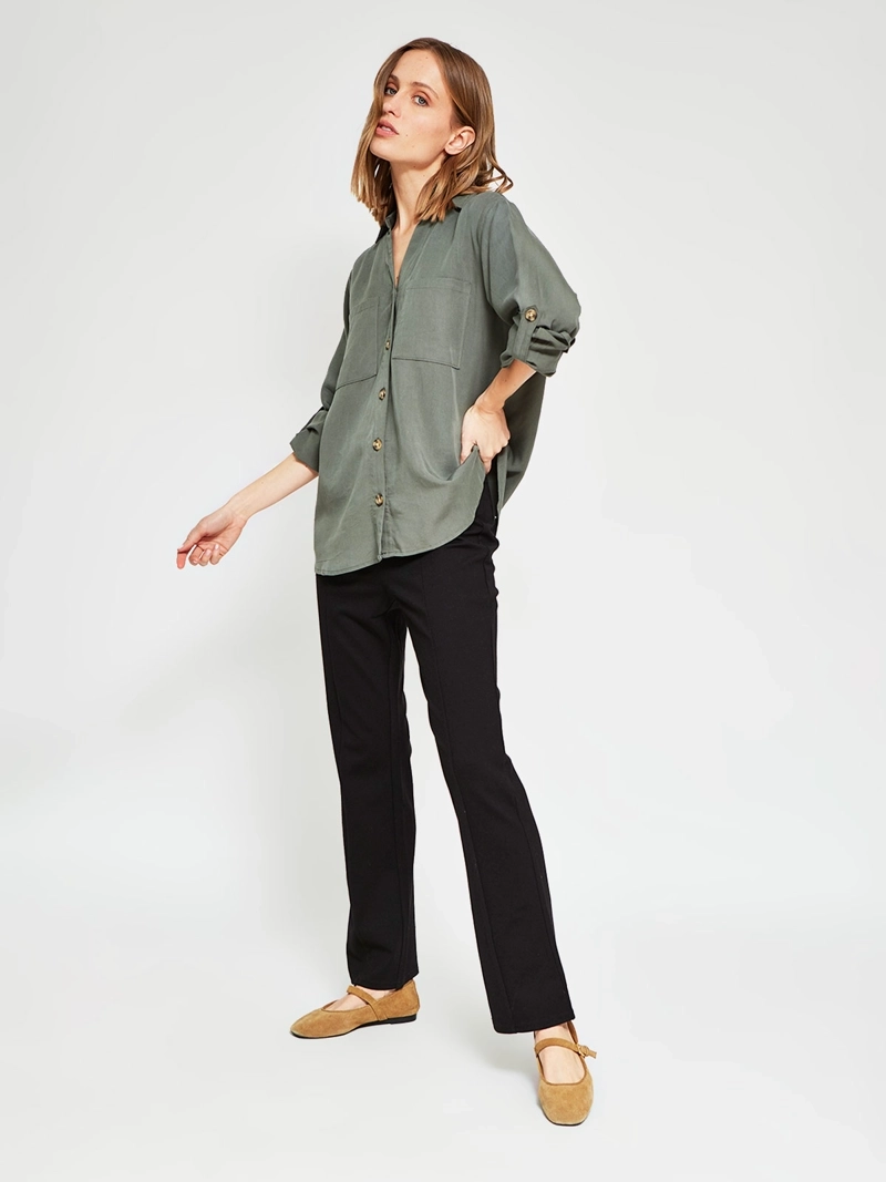 BLUSA MUJER AZIZ CAMISERA - 5