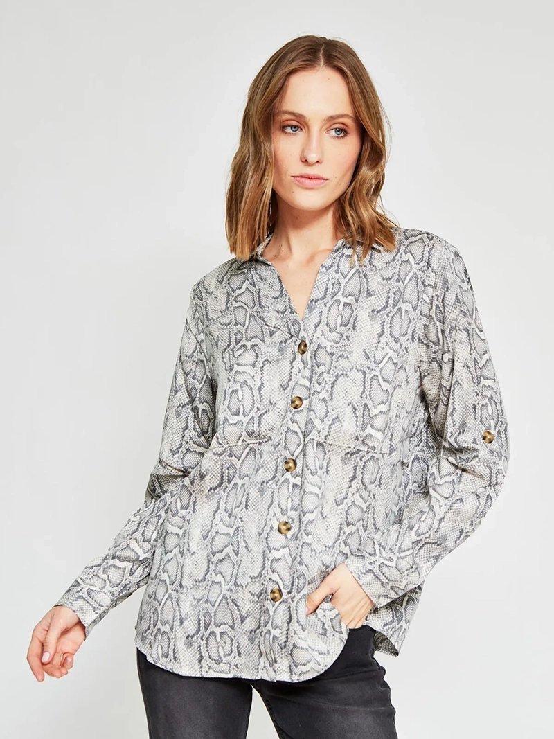 BLUSA MUJER AZIZ CAMISERA - 2