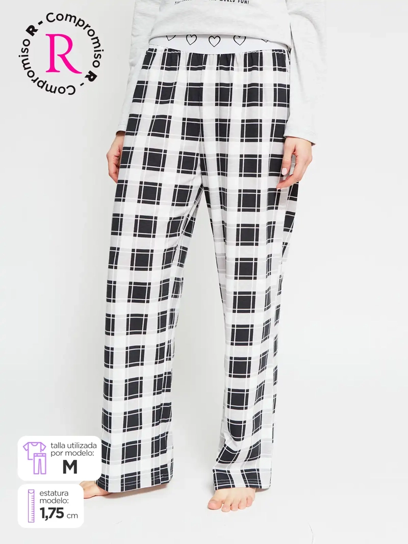 BOTTOM PIJAMA MUJER INDEX RECTO - 1