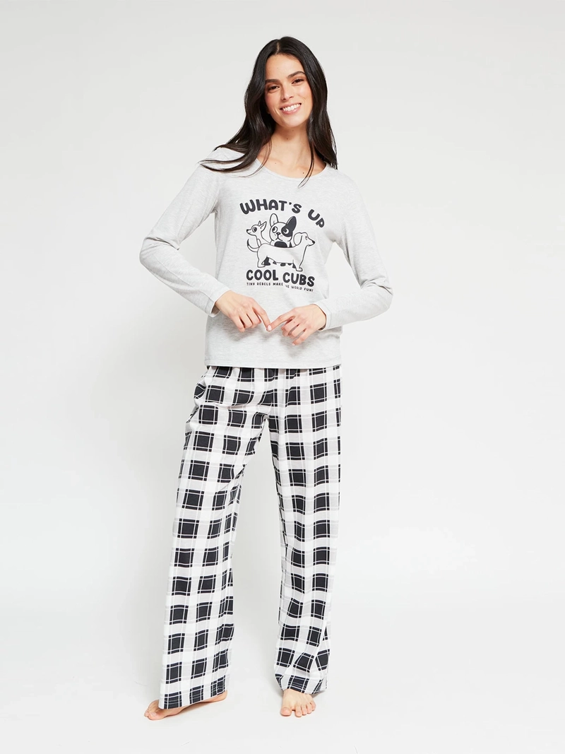 BOTTOM PIJAMA MUJER INDEX RECTO - 4