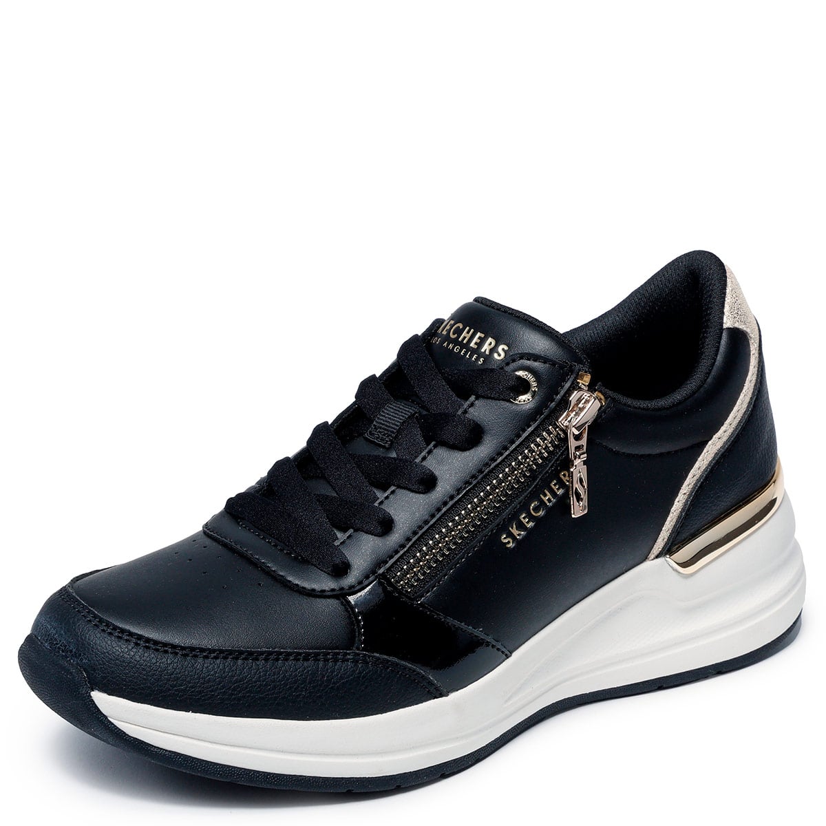 ZAPATILLAS MUJER SKECHERS CASUALES NEGRO BILLION 2 - 3