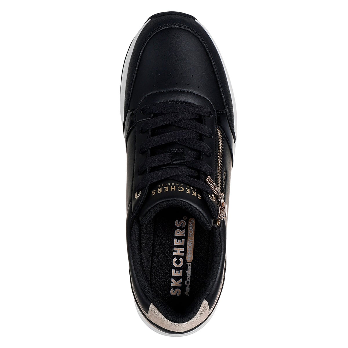 ZAPATILLAS MUJER SKECHERS CASUALES NEGRO BILLION 2 - 5