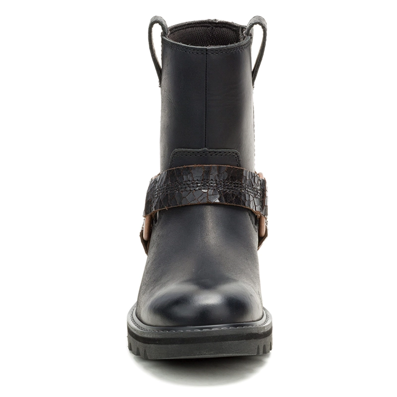 BOTINES MUJER CAT NEGRO GRADER HARNESS CUERO - 2
