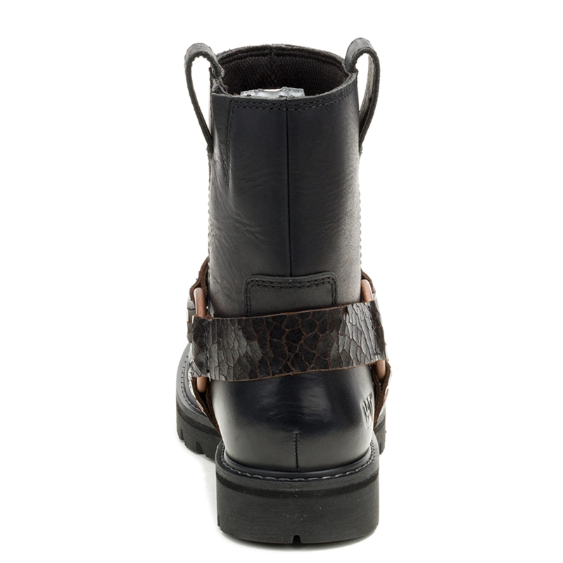 BOTINES MUJER CAT NEGRO GRADER HARNESS CUERO - 3