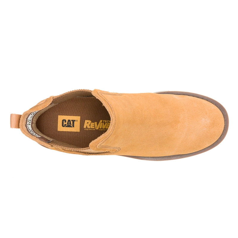 BOTINES MUJER CAT CAFÉ REWRITE CHELSEA CUERO - 5