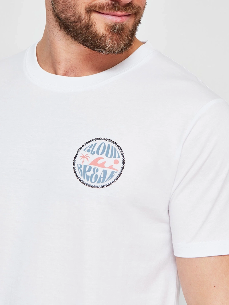 POLERA HOMBRE CLOUDBREAK ALGODÓN MANGA CORTA - 3