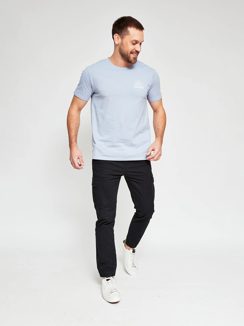 POLERA HOMBRE CLOUDBREAK ALGODÓN MANGA CORTA - 4