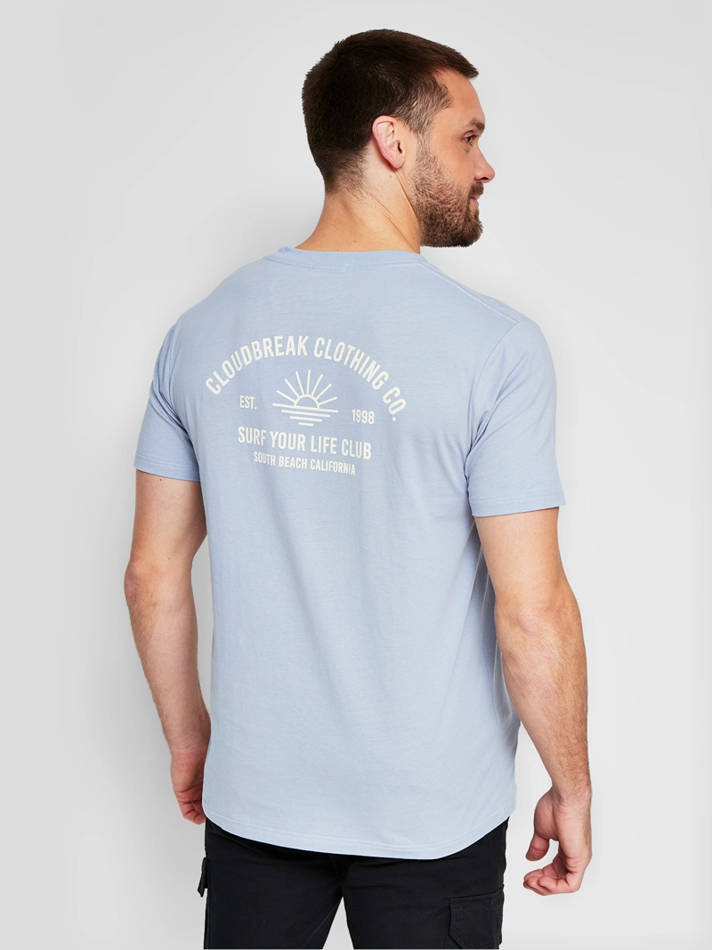 POLERA HOMBRE CLOUDBREAK ALGODÓN MANGA CORTA - 2