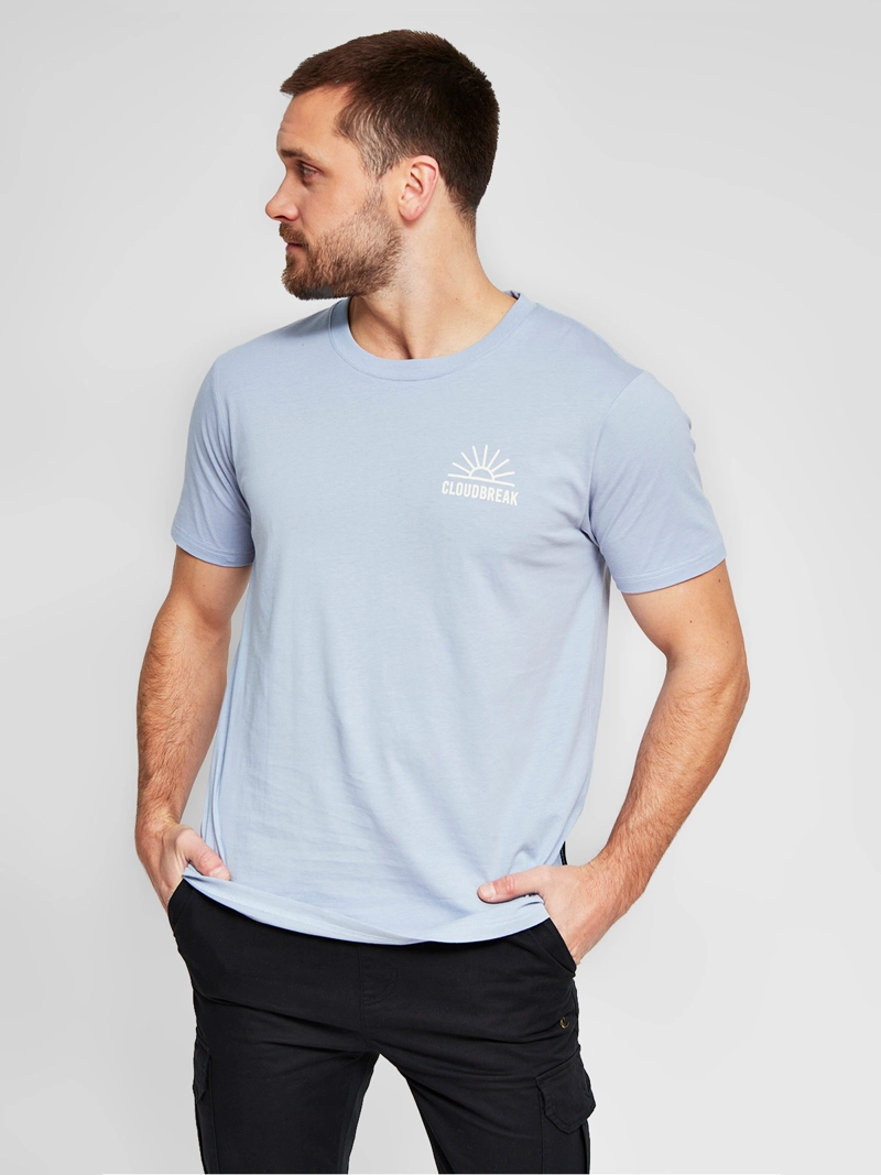 POLERA HOMBRE CLOUDBREAK ALGODÓN MANGA CORTA