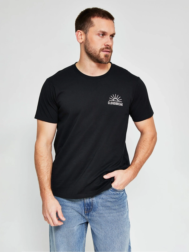 POLERA HOMBRE CLOUDBREAK ALGODÓN MANGA CORTA - 1