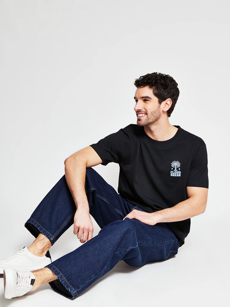 POLERA HOMBRE CLOUDBREAK ALGODÓN MANGA CORTA - 4