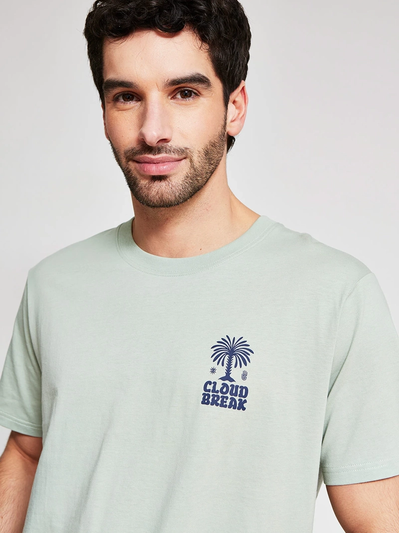 POLERA HOMBRE CLOUDBREAK ALGODÓN MANGA CORTA - 3