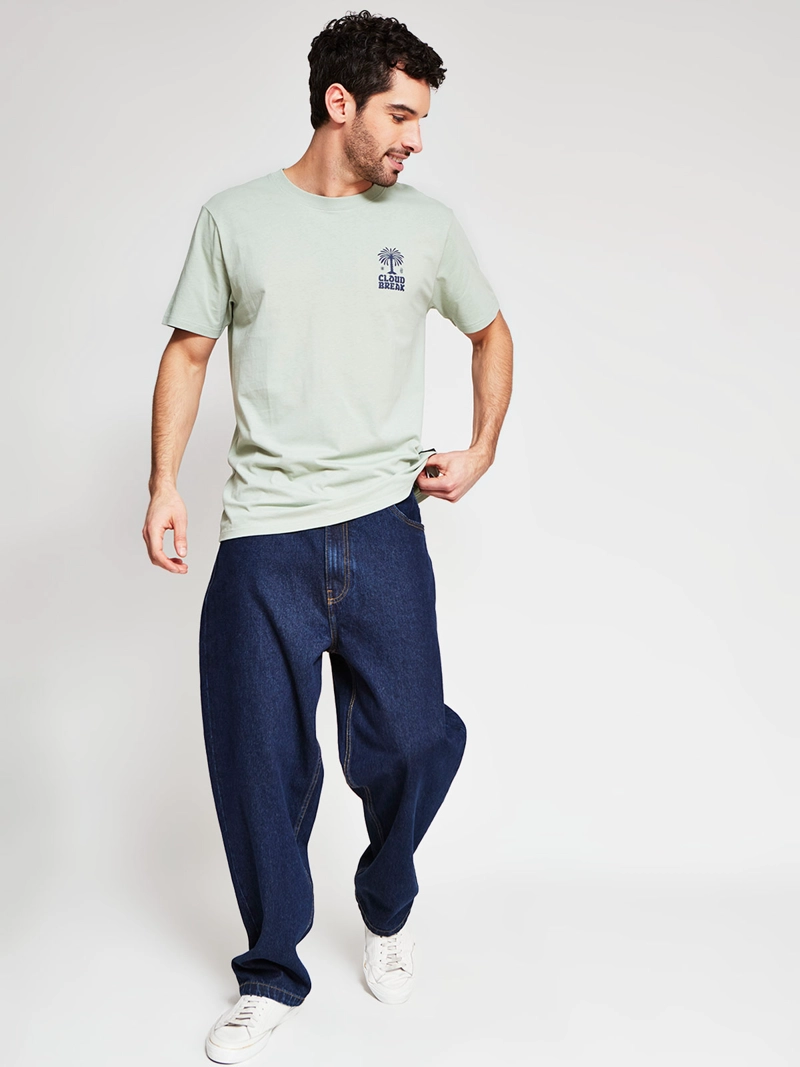 POLERA HOMBRE CLOUDBREAK ALGODÓN MANGA CORTA - 4
