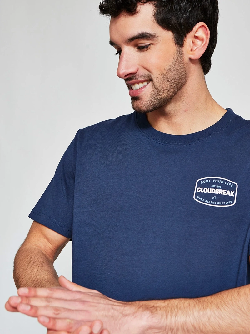 POLERA HOMBRE CLOUDBREAK ALGODÓN MANGA CORTA - 3