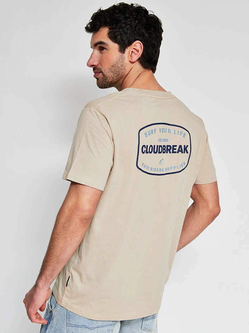 POLERA HOMBRE CLOUDBREAK ALGODÓN MANGA CORTA - 2
