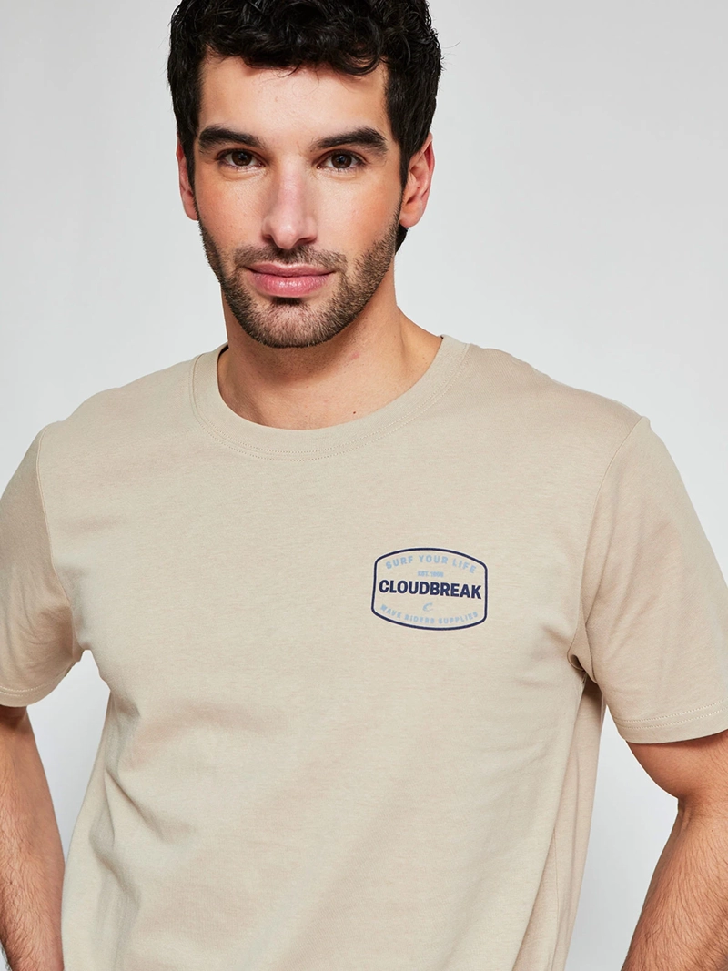 POLERA HOMBRE CLOUDBREAK ALGODÓN MANGA CORTA - 3