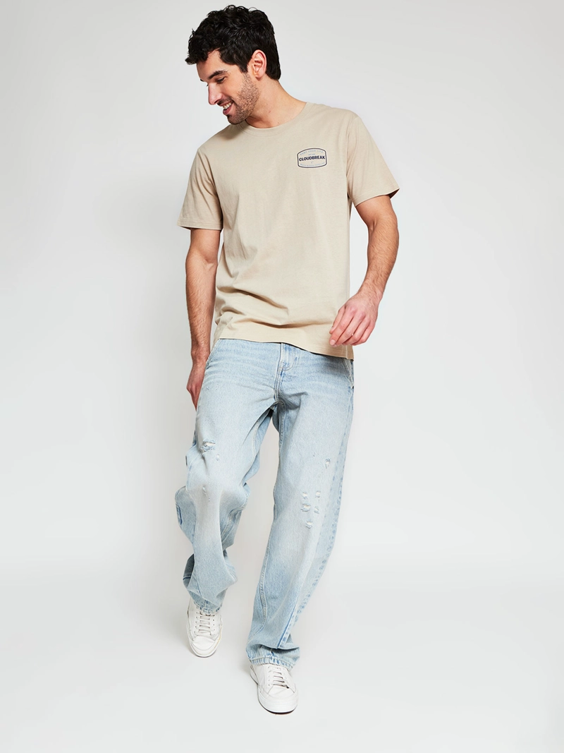 POLERA HOMBRE CLOUDBREAK ALGODÓN MANGA CORTA - 4
