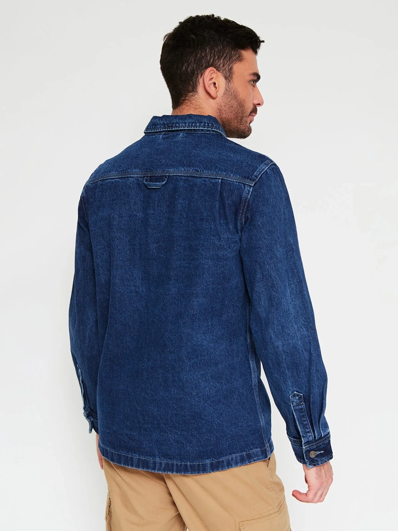 CHAQUETA HOMBRE ROBERT LEWIS ALGODÓN BÁSICA DENIM - 2