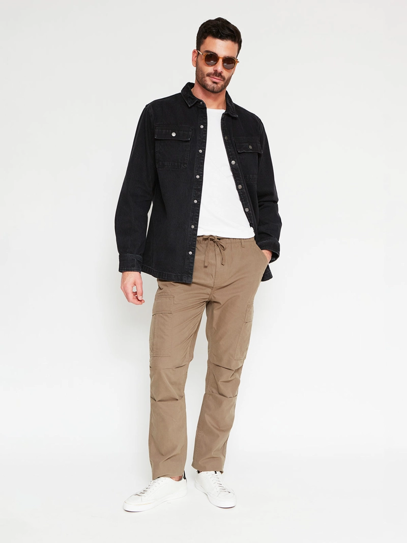 CHAQUETA HOMBRE ROBERT LEWIS ALGODÓN BÁSICA DENIM - 4
