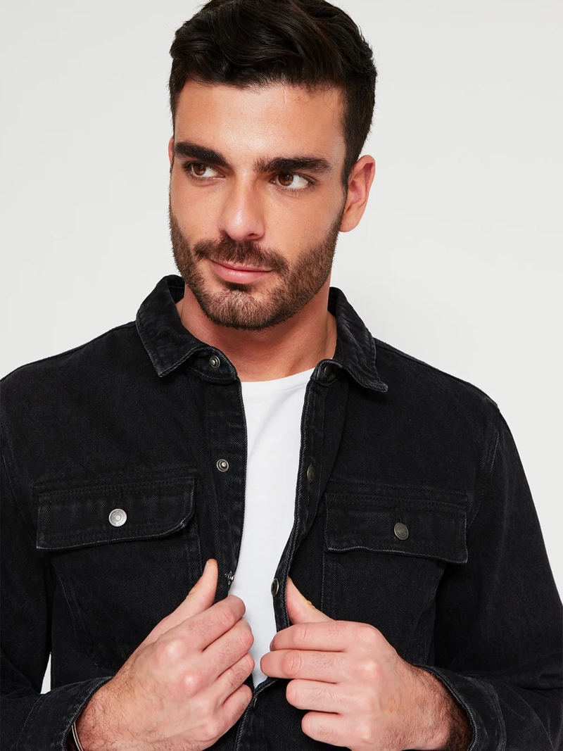 CHAQUETA HOMBRE ROBERT LEWIS ALGODÓN BÁSICA DENIM - 3