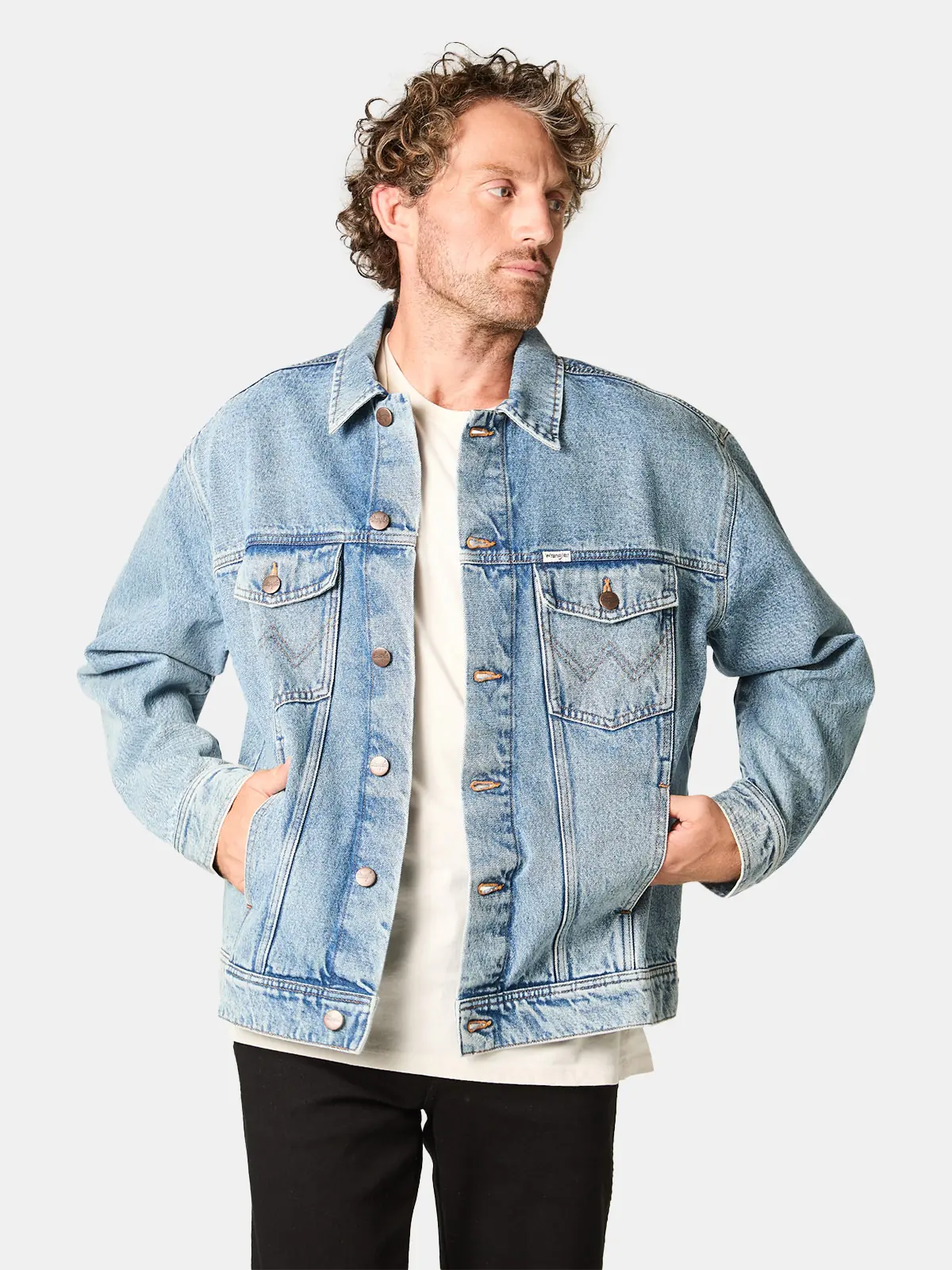 CHAQUETA HOMBRE WRANGLER TRUCKER - 1