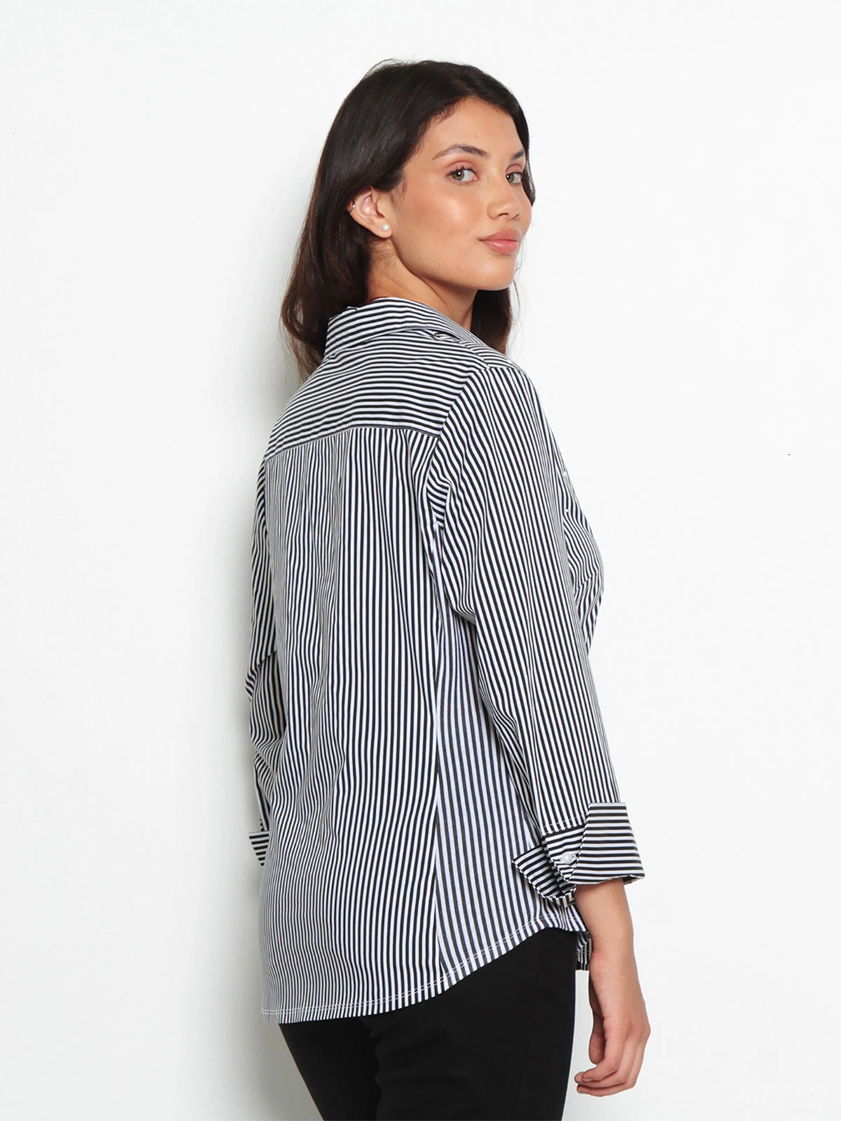 BLUSA MUJER WADOS ALGODÓN MANGA 3/4 PERLAS - 4