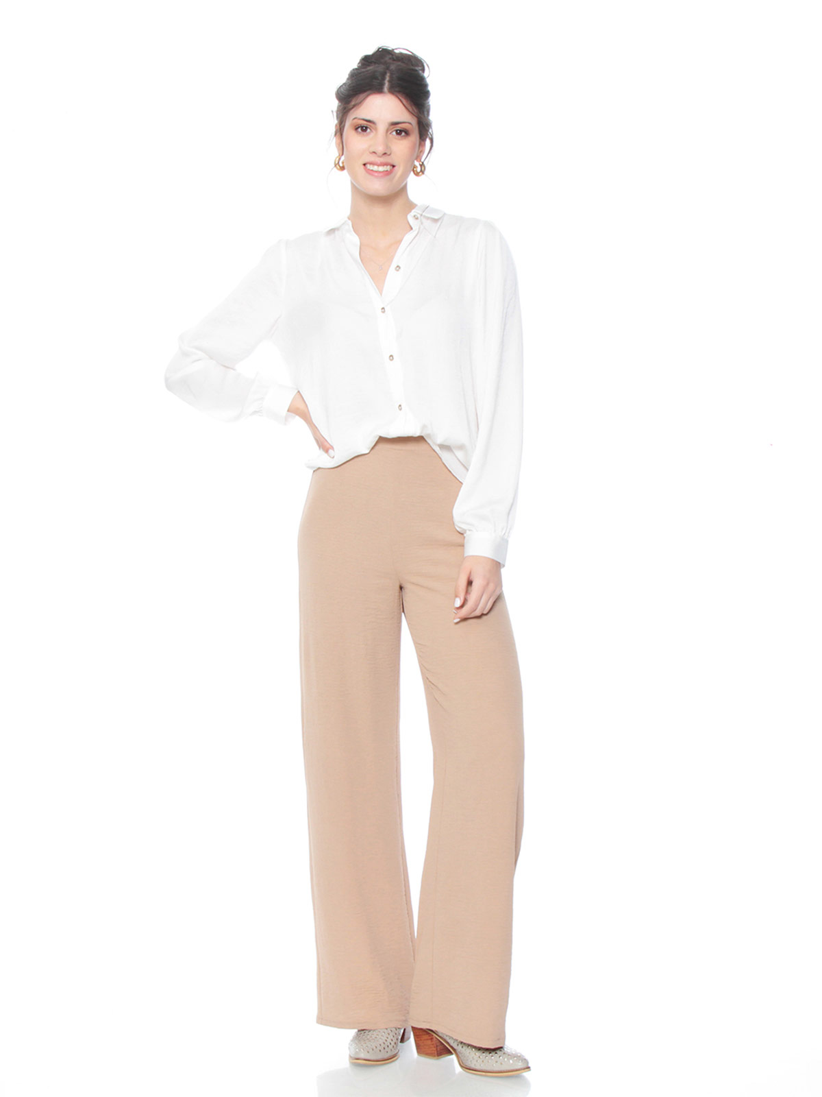 WADOS BLUSA MUJER WADOS MANGA LARGA ABOTONADA