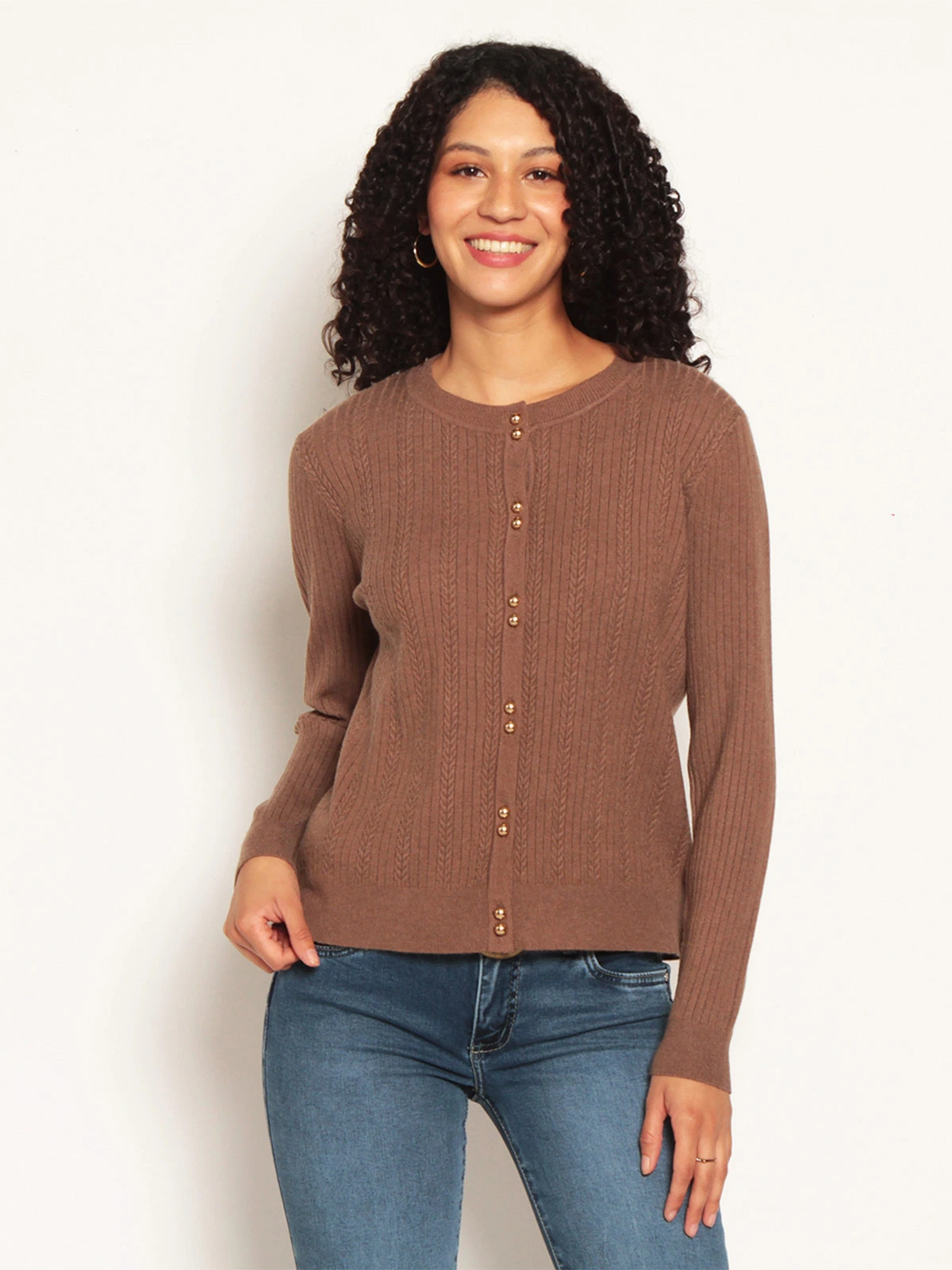 SWEATER MUJER WADOS ESCOTE REDONDO MANGA LARGA - 2