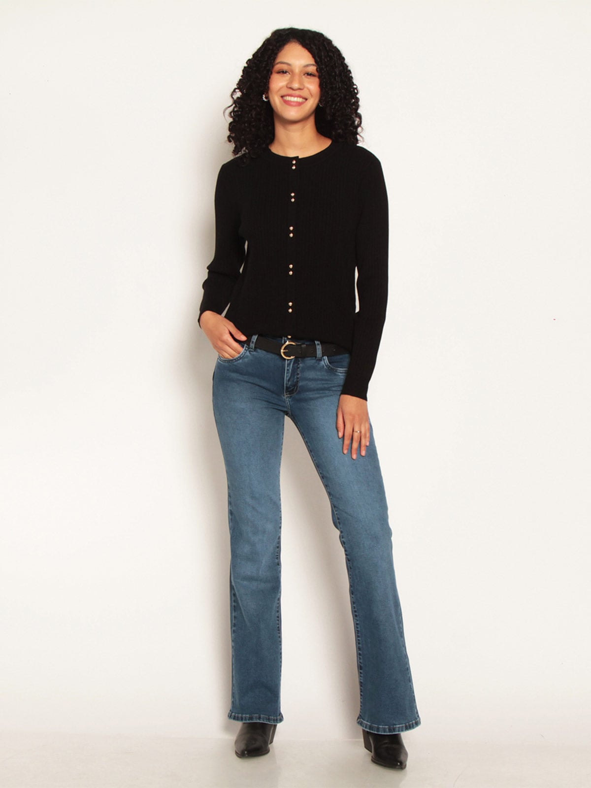 SWEATER MUJER WADOS ESCOTE REDONDO MANGA LARGA - 1