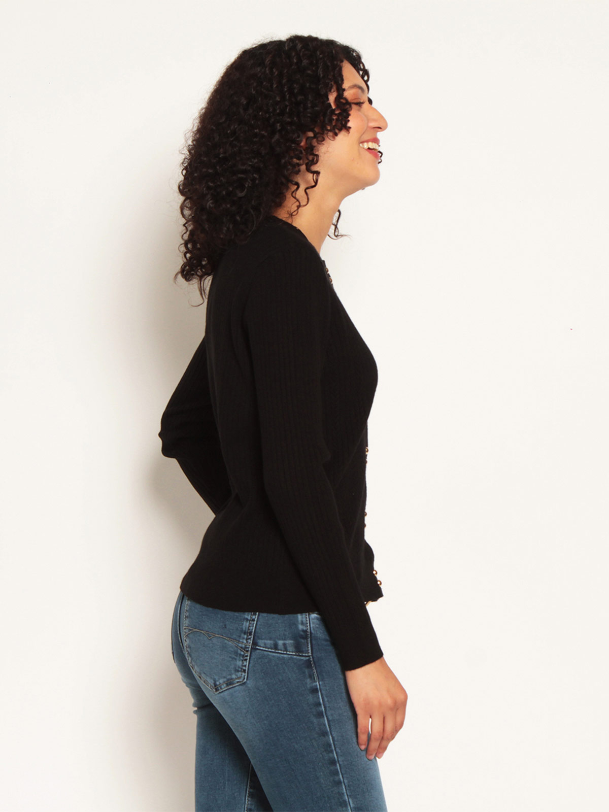 SWEATER MUJER WADOS ESCOTE REDONDO MANGA LARGA - 4