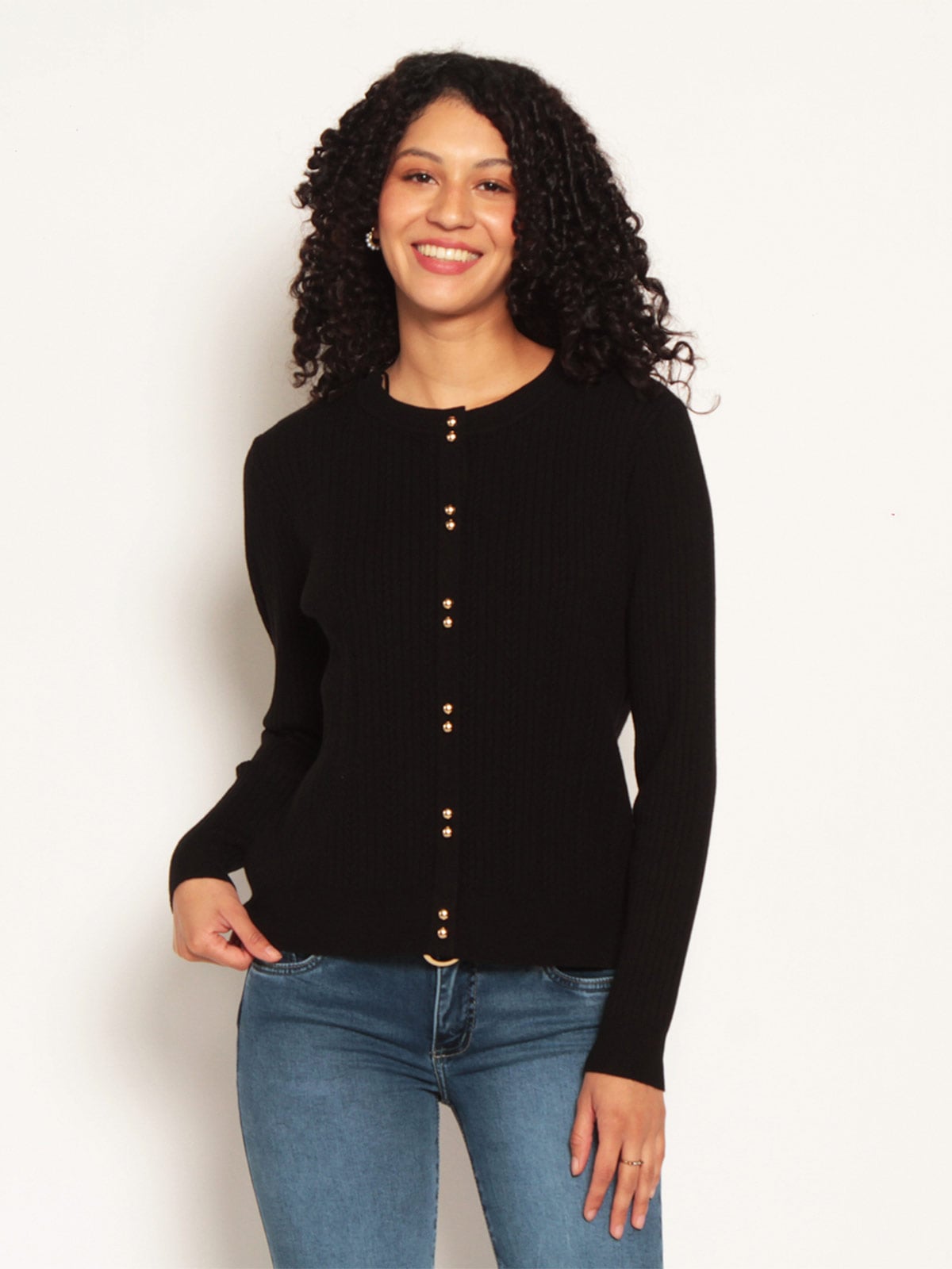 SWEATER MUJER WADOS ESCOTE REDONDO MANGA LARGA - 2