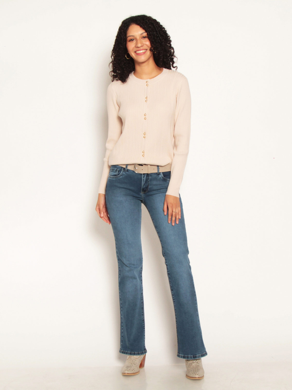 SWEATER MUJER WADOS ESCOTE REDONDO MANGA LARGA - 1