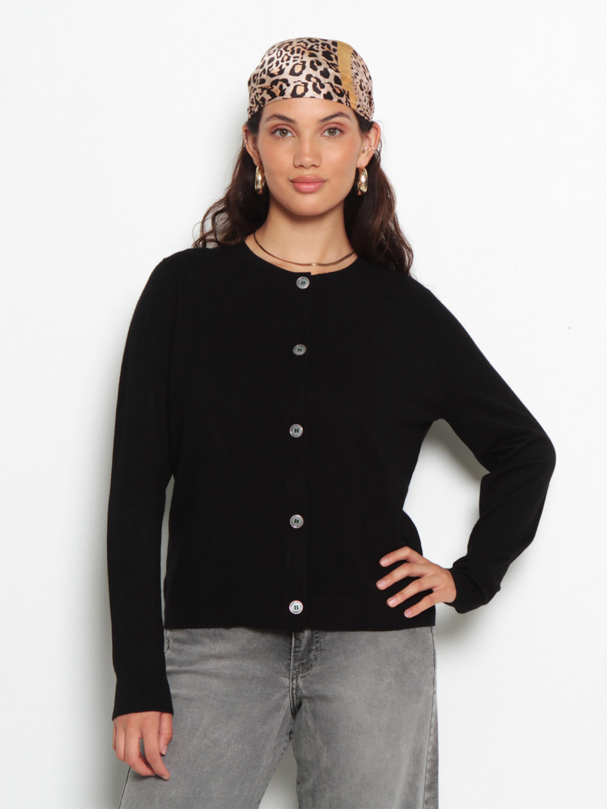 SWEATER MUJER WADOS MANGA LARGA ABOTONADO - 2