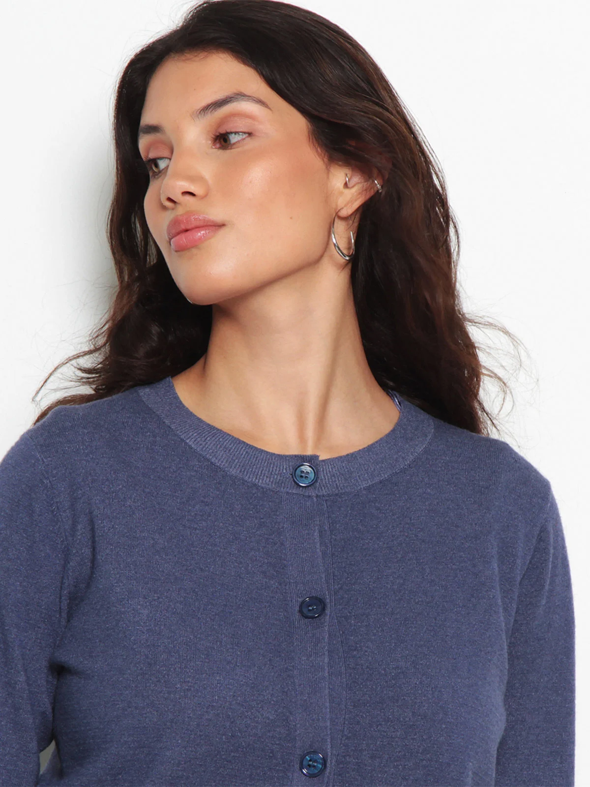 SWEATER MUJER WADOS MANGA LARGA ABOTONADO - 5