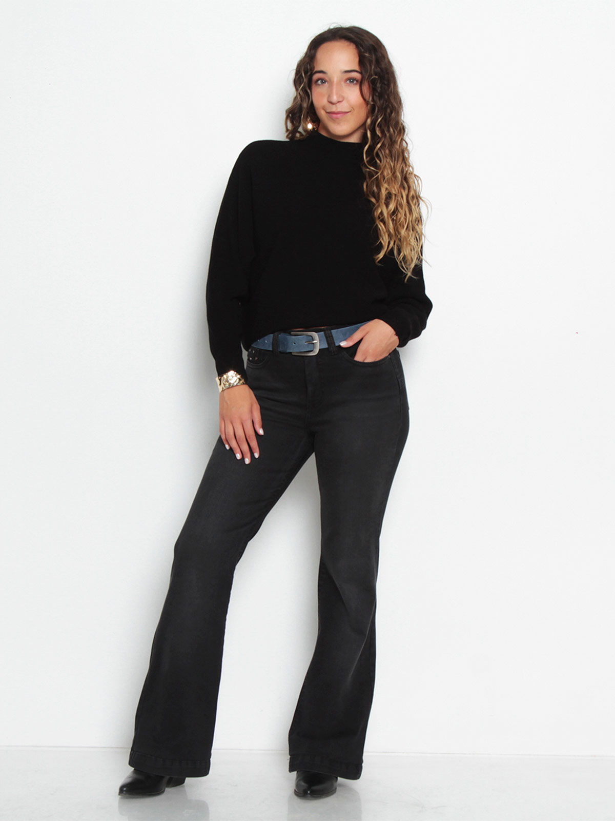 SWEATER MUJER WADOS CUELLO ALTO MANGA LARGA - 1