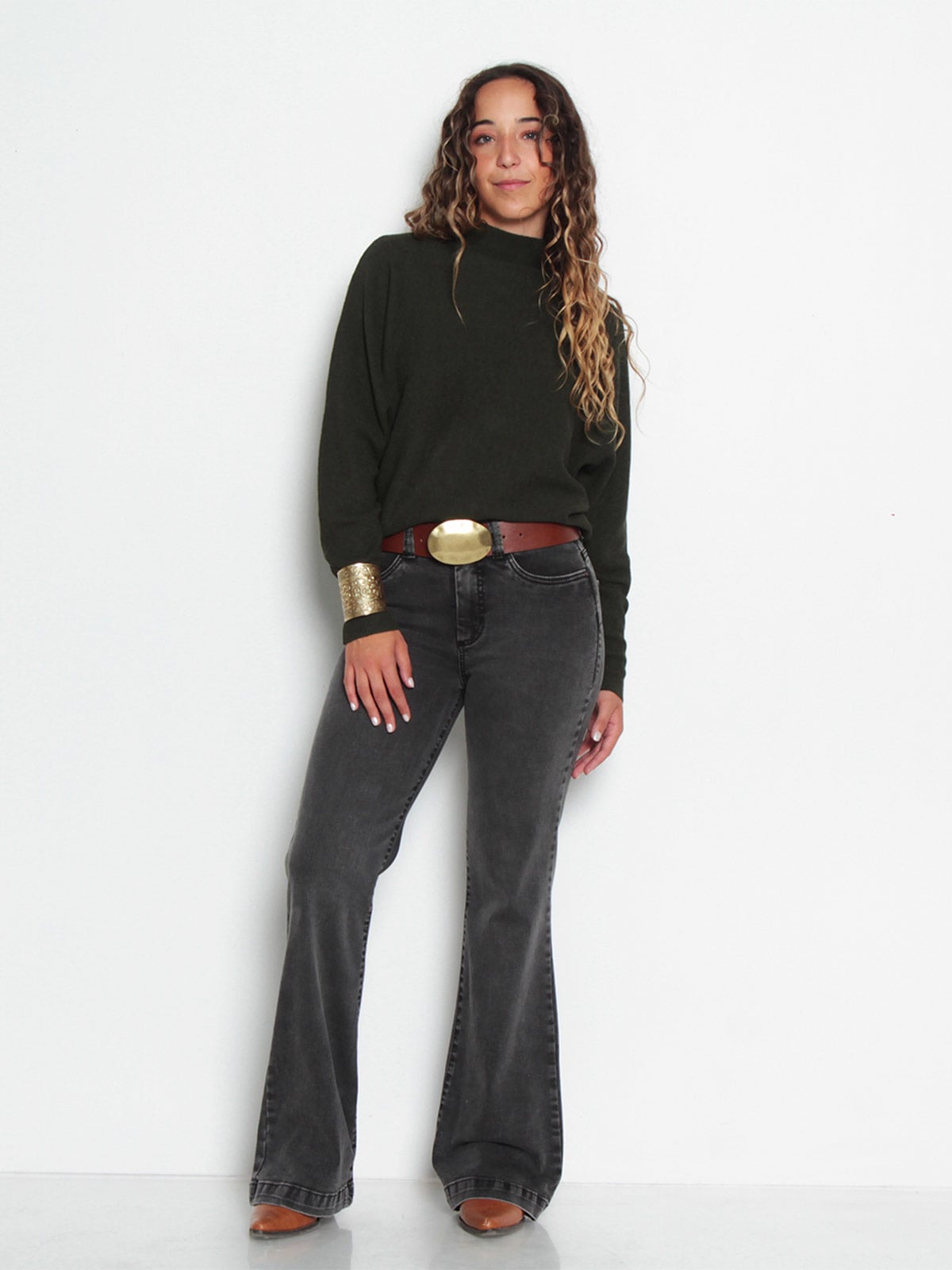 SWEATER MUJER WADOS CUELLO ALTO MANGA LARGA - 1