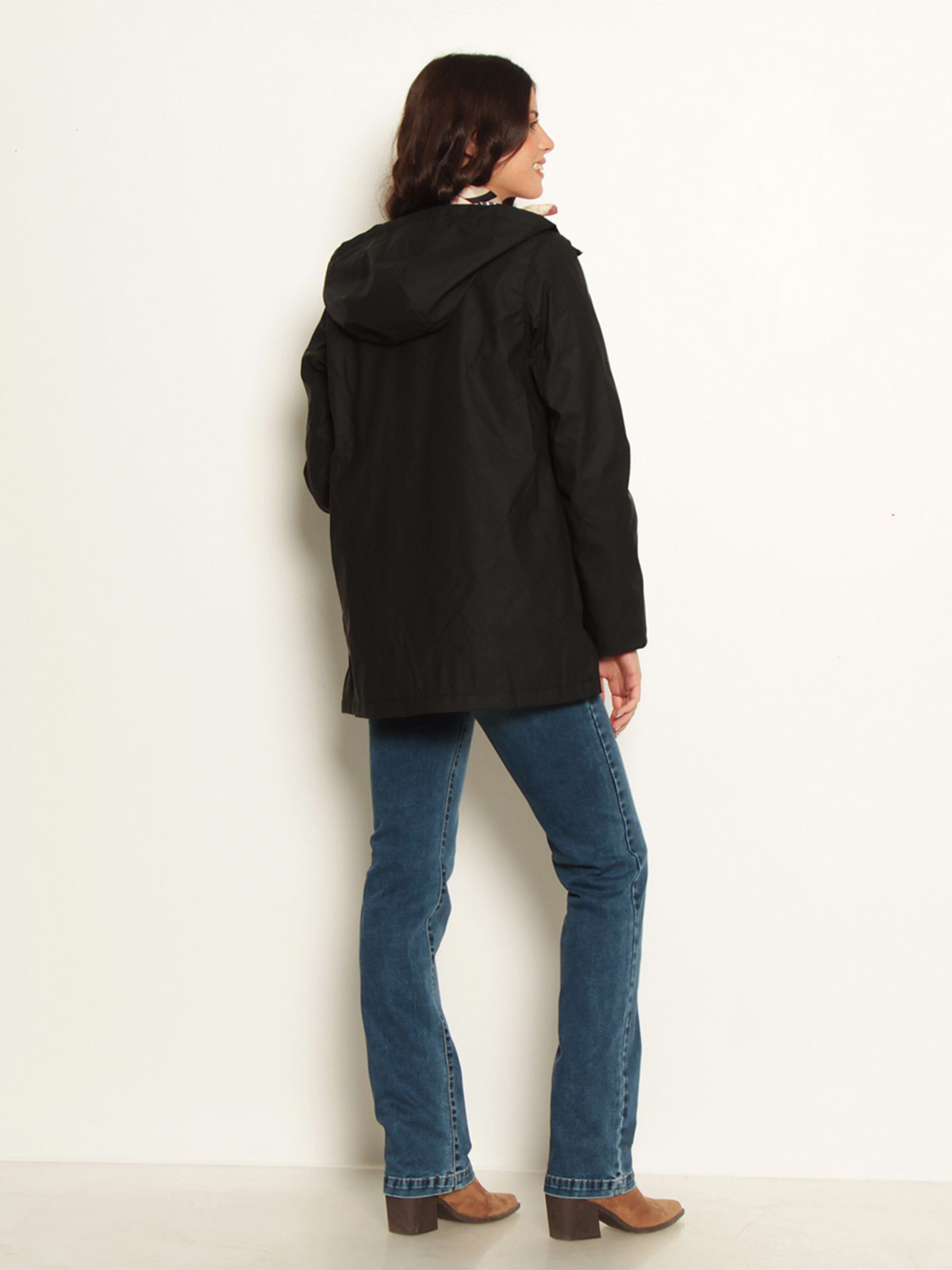 CHAQUETA MUJER WADOS MANGA LARGA IMPERMEABLE CAPUCHA - 3