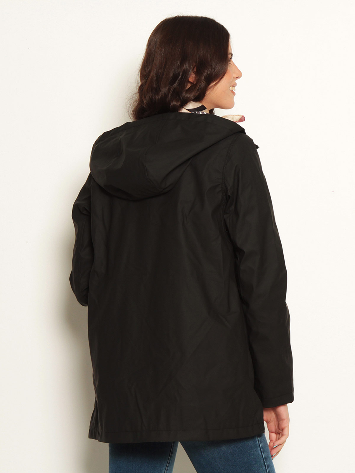 CHAQUETA MUJER WADOS MANGA LARGA IMPERMEABLE CAPUCHA - 4