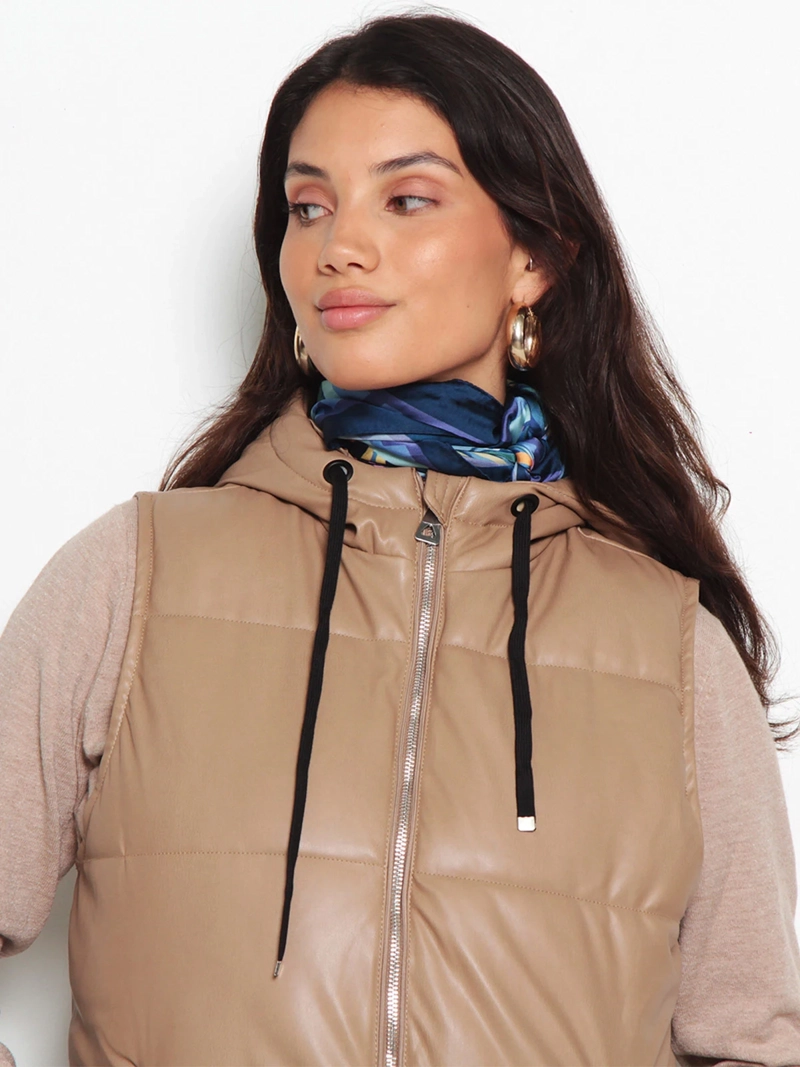 PARKA MUJER WADOS SIN MANGAS CIERRE Y BOLSILLOS - 5