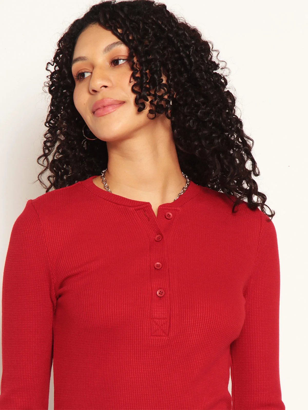 POLERA MUJER WADOS MANGA LARGA ABOTONADA - 5