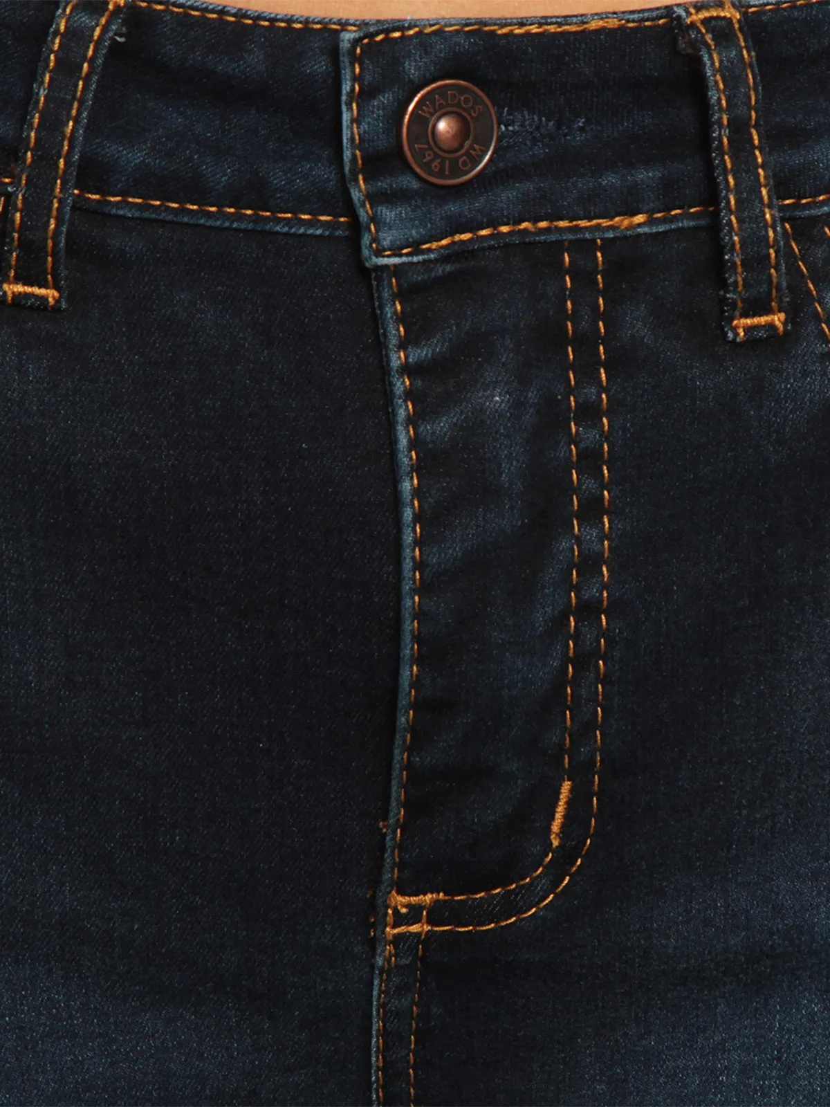 JEANS MUJER WADOS ALGODÓN BÁSICO RECTO TIRO ALTO - 4