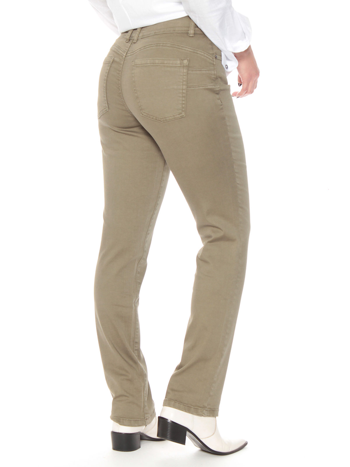 PANTALÓN MUJER WADOS ALGODÓN RECTO TIRO ALTO - 4