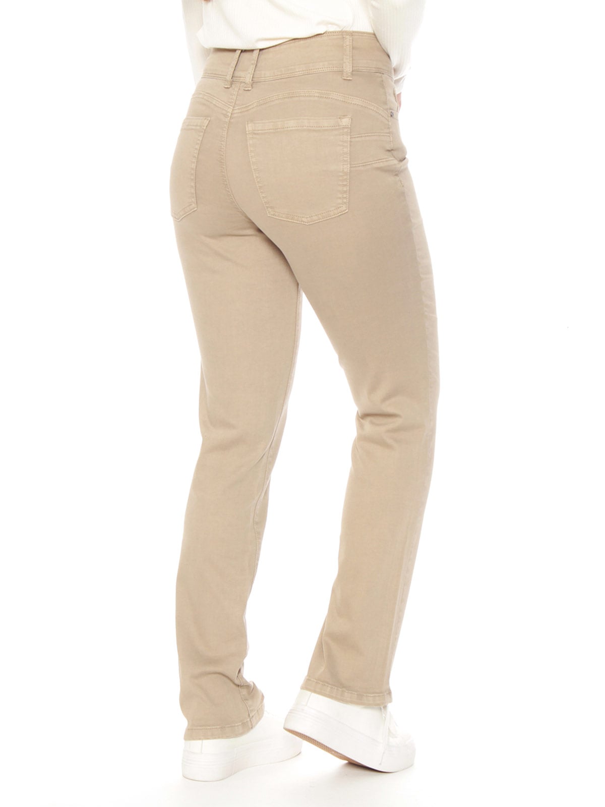 PANTALÓN MUJER WADOS ALGODÓN RECTO TIRO ALTO - 4