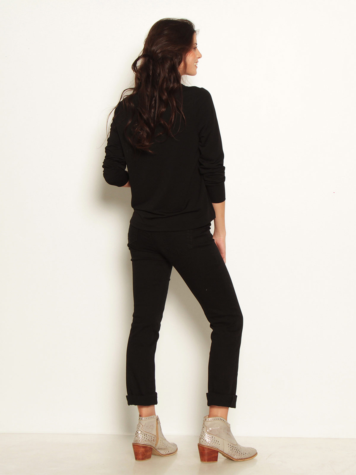 BLUSA MUJER WADOS MANGA LARGA ABOTONADA - 3