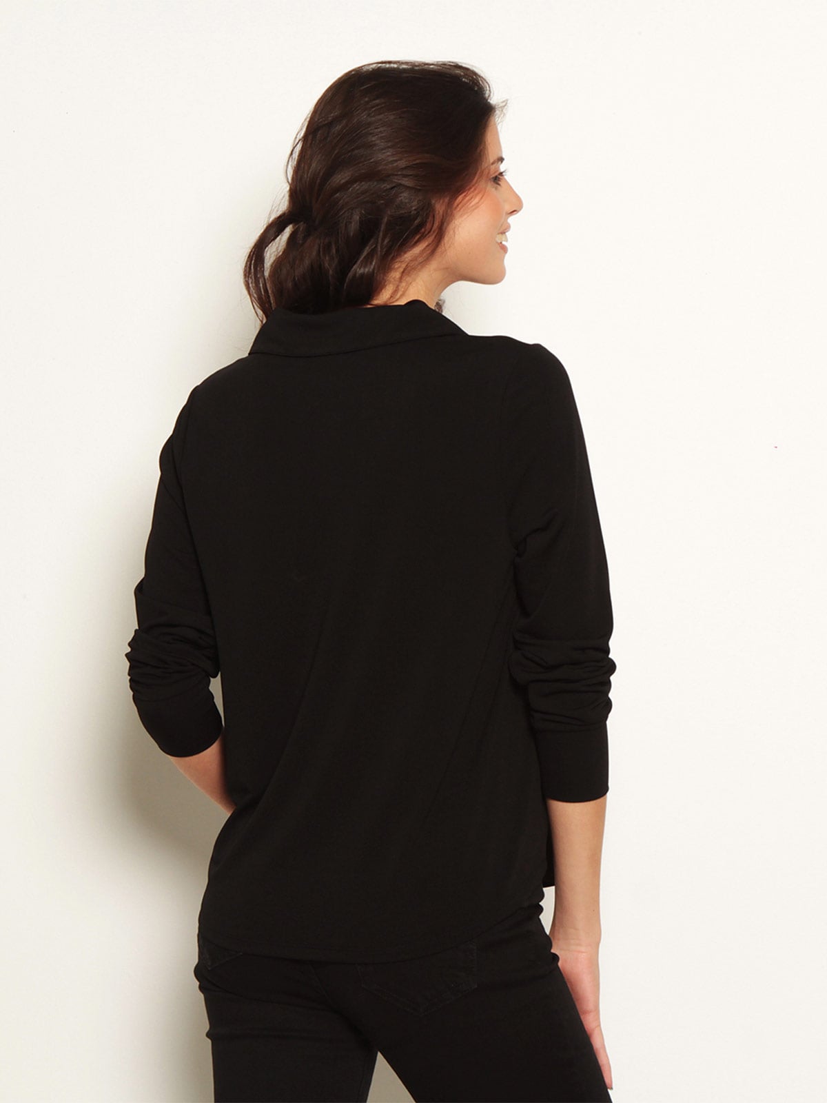 BLUSA MUJER WADOS MANGA LARGA ABOTONADA - 4