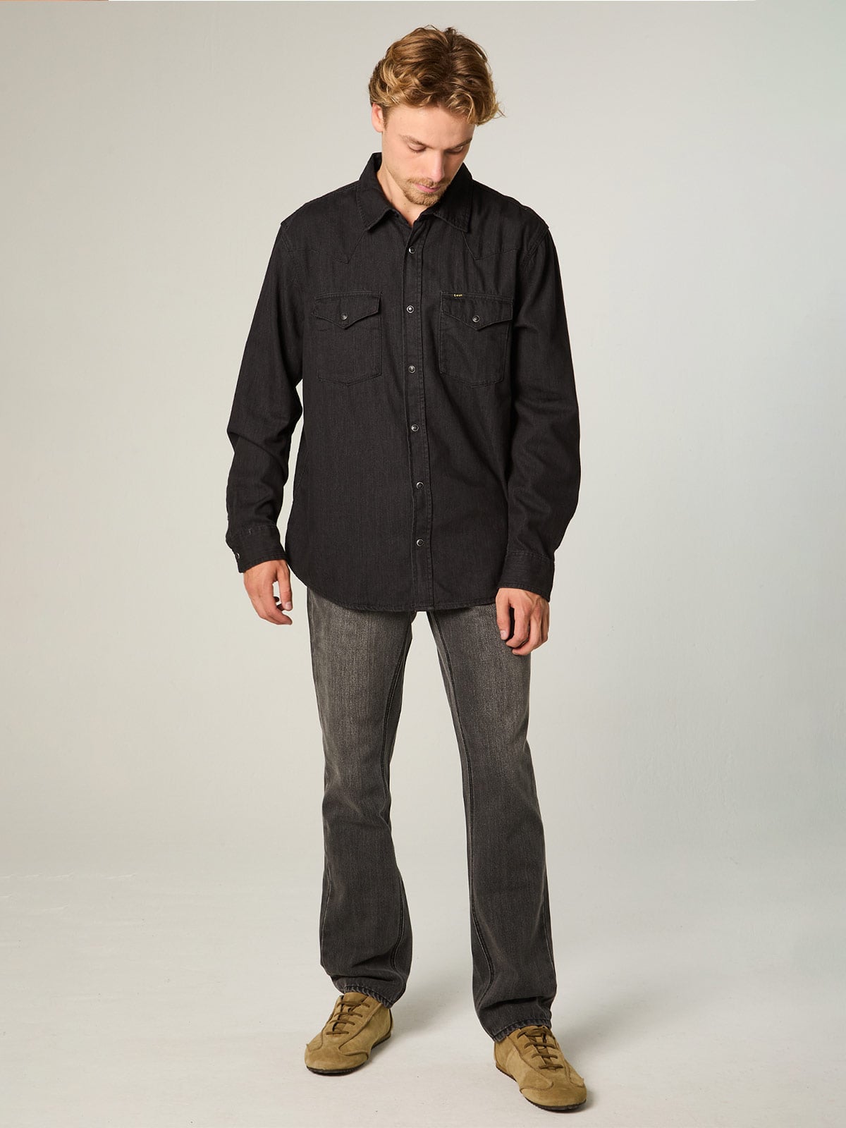 JEANS HOMBRE LEE ALGODÓN BROOKLYN - 1