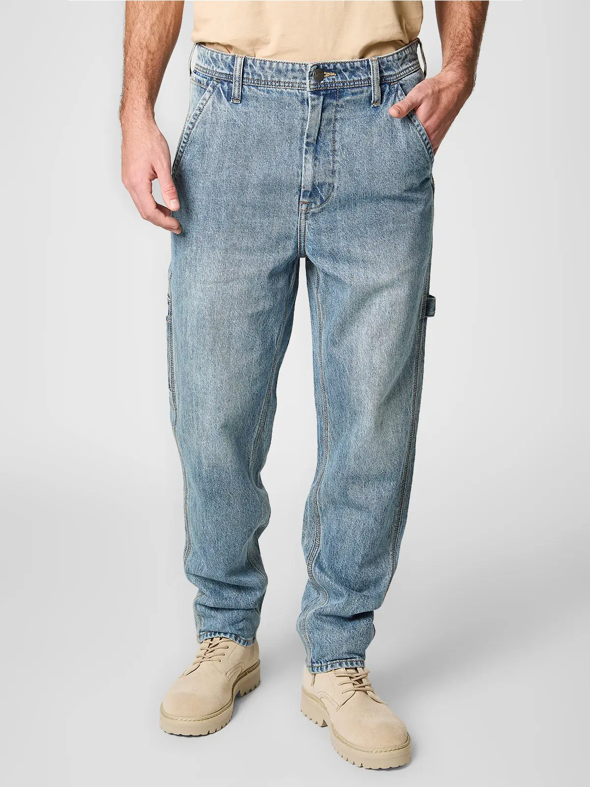 JEANS HOMBRE LEE ALGODÓN CARPENTER - 1