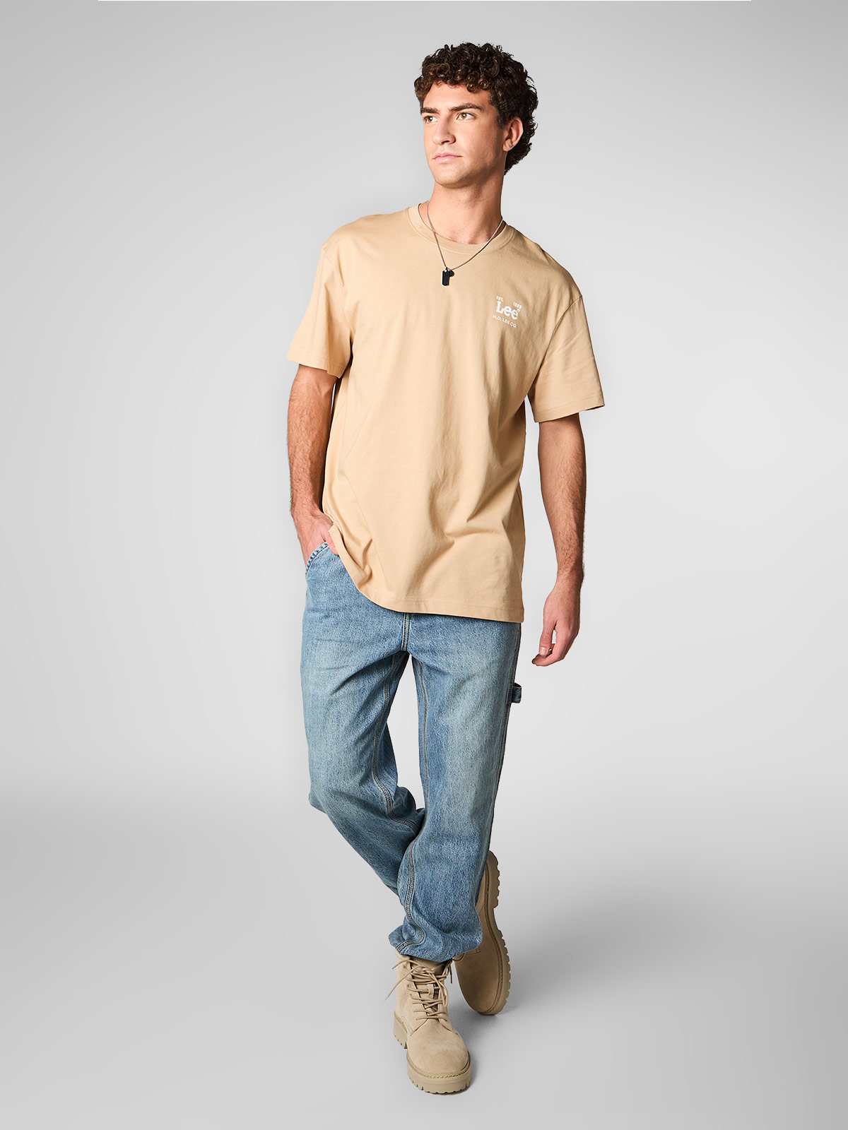 JEANS HOMBRE LEE ALGODÓN CARPENTER - 3